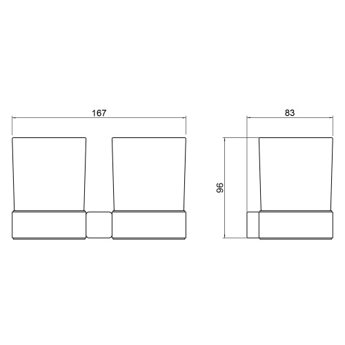 Стакан для зубных щеток Timo Selene 14034/03 - фото 2 Стакан для зубных щеток Timo Selene 14034/03 - фото 2