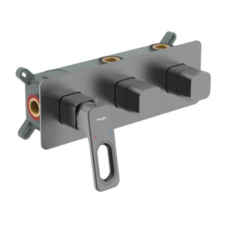 Смеситель для ванны и душа Raglo R51 R51.274.09 встраиваемый в стену графит