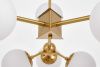 Люстра на штанге Lumina Deco Zodiak (Зодиак) LDP 160-12 MD+WT