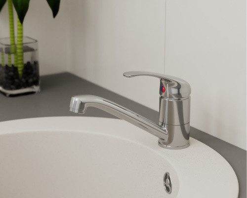 Смеситель Rush Vrangel VR7114-26 на раковину хром - фото 3