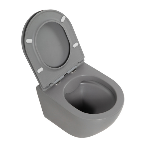 Чаша унитаза BelBagno COLORATO BB062CHR-GR подвесная - фото 3