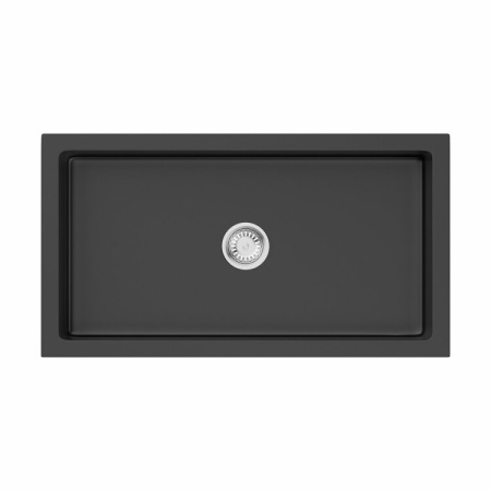 Кухонная мойка Omoikiri Mikura 4997075 76х46 цвет черный