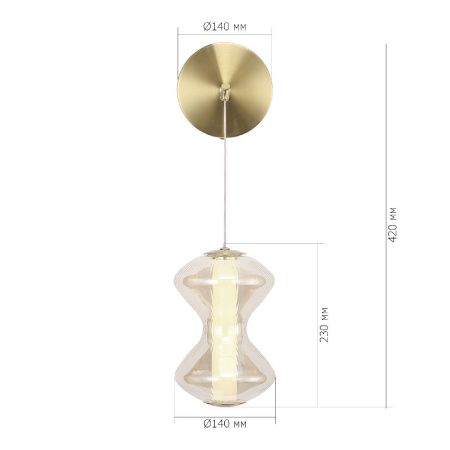 Бра ST Luce Spine (Спине) SL6136.201.01