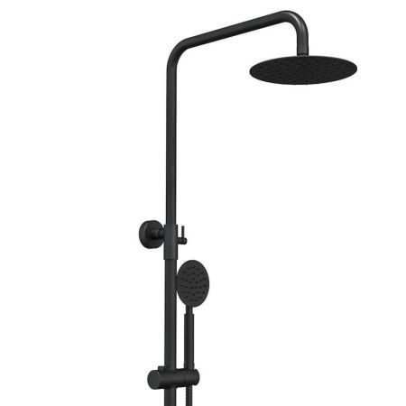 Душевая стойка Knotlor SS-06/2 настенная цвет черный