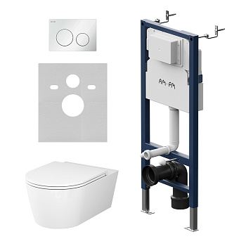 Комплект унитаз с инсталляцией Am.Pm Func IS90101.8F1701 Комплект унитаз с инсталляцией Am.Pm Func IS90101.8F1701
