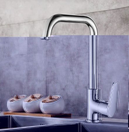 Смеситель для кухни WesnaArt Nova NOV03-150 на мойку хром