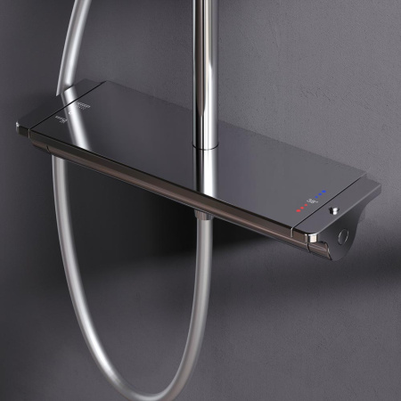 Душевая стойка Am.Pm Spirit V2.0 F0770A400 настенная цвет хром с термостатом