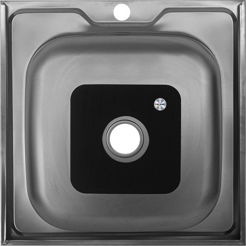 Кухонная мойка Melana 074 t (*20) 50x50 цвет хром - фото 3