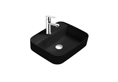 Раковина Aquatek ВЕГА 50 см AQ5506-MB накладная цвет черный матовый