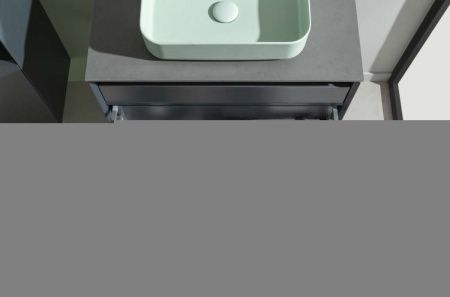 Тумба под раковину Allen Brau Infinity 1.21002.AM 80х50 подвесная цвет черный