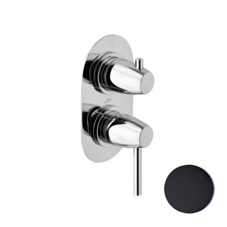 Смеситель для ванны и душа Webert Opera Moderna OE860101560 настенный черный