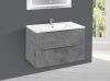 Тумба под раковину Vincea Mia VMC-2MC800BT 80х50 подвесная цвет серый