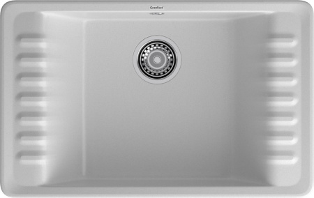 Кухонная мойка Granfest Quarz 71 серый 75х48 цвет серый поверхность матовая
