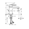 Смеситель Hansgrohe Vernis Blend 71585000 на раковину хром
