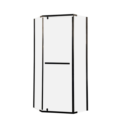 Душевой уголок Cerutti SPA CHIKA ZP101B 100х100 стекло прозрачное профиль черный
