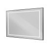 Зеркало с подсветкой BelBagno Kraft SPC-KRAFT-1200-800-SENS-NERO 120х80 подвесное