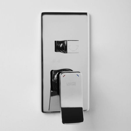 Смеситель для ванны и душа Wasserkraft Aller 1060 10641 встраиваемый в стену хром