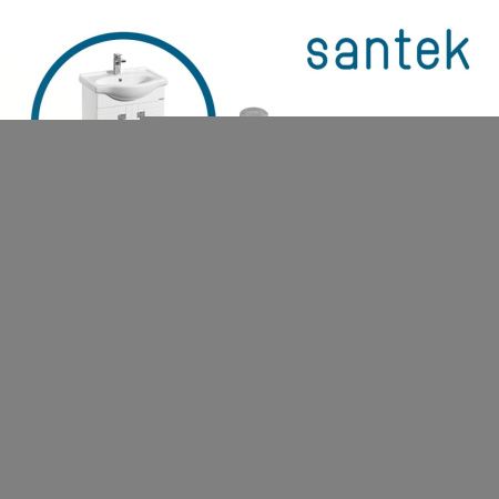 Раковина из сантехнического фарфора Santek Селигер WH110268 60х40 накладная цвет белый