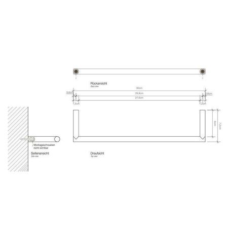 Полотенцедержатель Decor Walther Mikado 520750