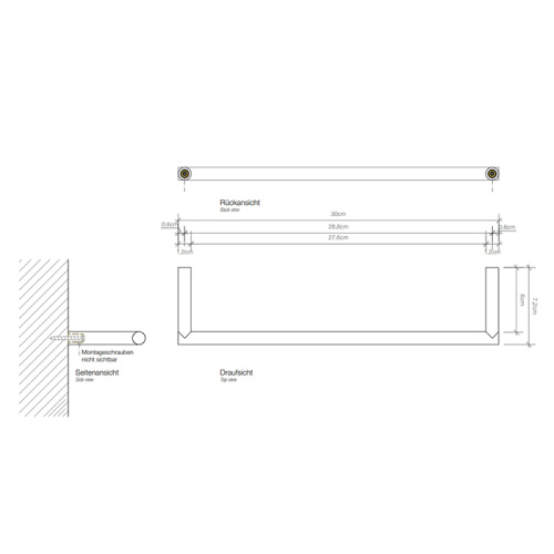 Полотенцедержатель Decor Walther Mikado 520750 - фото 2