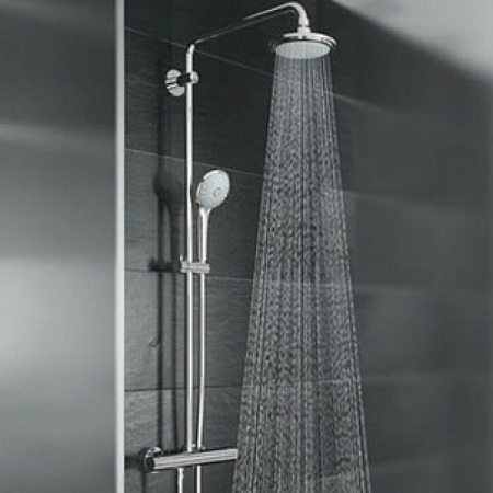 Душевая стойка Grohe Euphoria 27420001 настенная цвет хром с термостатом