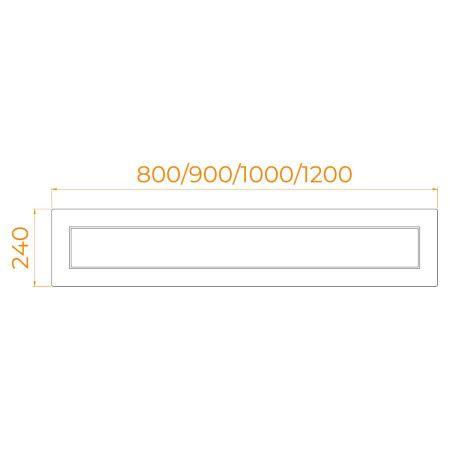 Экран фронтальный для поддона RGW 16230911-80