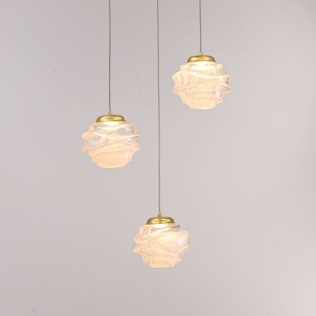 Светильник подвесной Delight Collection MD25030003-3A gold/clear