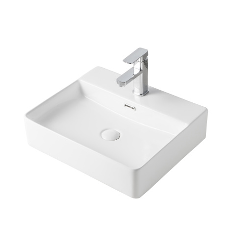 Раковина Orange 50 см B04-500w накладная цвет белый глянцевый - фото 2
