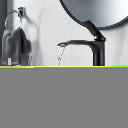 Смеситель для раковины Shevanik S4111H на столешницу черный