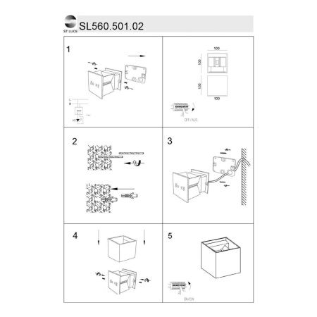Светильник настенный ST Luce SL560 SL560.501.02