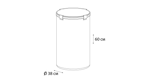 Корзина для белья Fixsen Eco style FX-1031A - фото 5