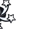 Люстра потолочная Natali Kovaltseva Star (Стар) INNOVATION STYLE 83018 BLACK