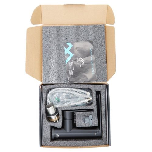 Смеситель Fashun A8885-7 на раковину черный - фото 5