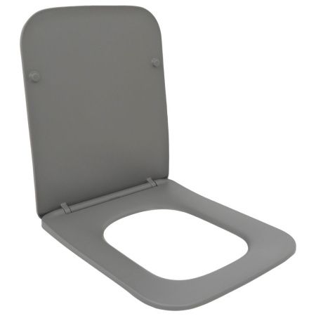 Унитаз напольный с бачком Melana MLN-310306MG серый с сиденьем микролифт безободковый смыв торнадо