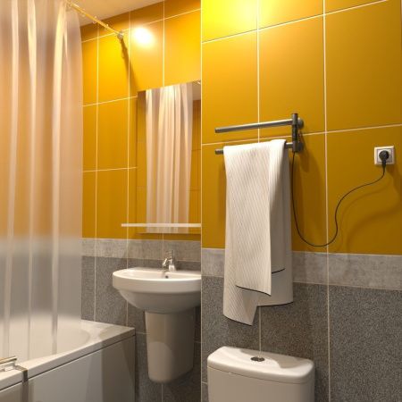 Полотенцесушитель электрический Маргроид Cook Cook-1840-1049-7024R 40х20 серый