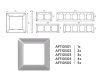 Рамка двухместная Ambrella Volt Line (Лине) AF110502