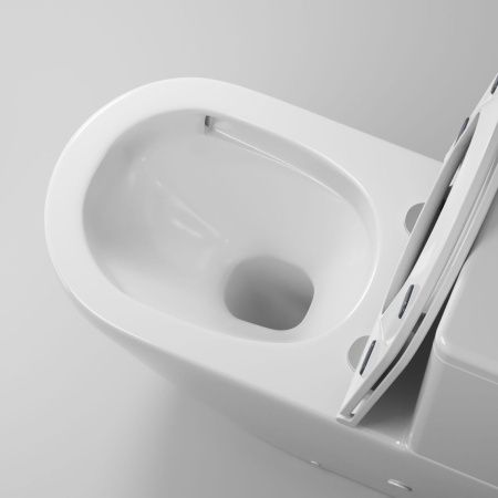 Унитаз напольный с бачком Grossman Торнадо GR-4407SQ белый с сиденьем микролифт безободковый смыв торнадо