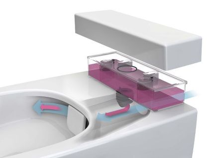 Чаша унитаза подвесная Vitra Metropole 7672B003-1687 цвет белый без сиденья безободковая каскадный смыв