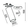 Спот встраиваемый Maytoni Technical Focus Led (Фокус) C053CL-L12W3K-W-B