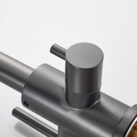 Смеситель для кухни Raffine F108T на мойку оружейная сталь