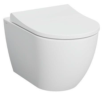 Чаша унитаза подвесная Vitra Mia Round 7510B003-0075 цвет белый без сиденья безободковая каскадный смыв