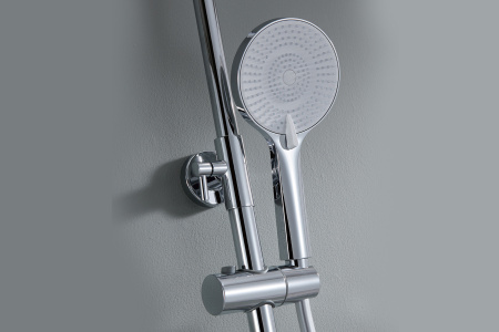 Душевая стойка Royal Bath RB83123 настенная цвет хром