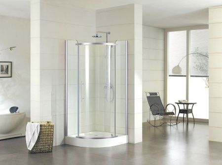 Душевой уголок Azario Edmonton AZ-NNC2231 900 90х90 стекло прозрачное профиль хром без поддона