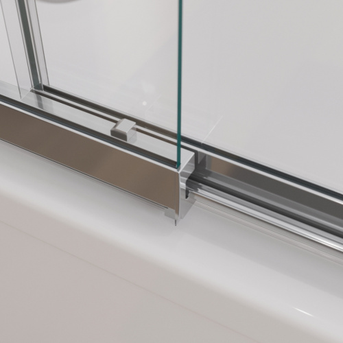 Душевая шторка на ванну Cezares SLIDER SLIDER-VF-11-80/150-C-Cr 80х150 стекло прозрачное 6 мм - фото 3