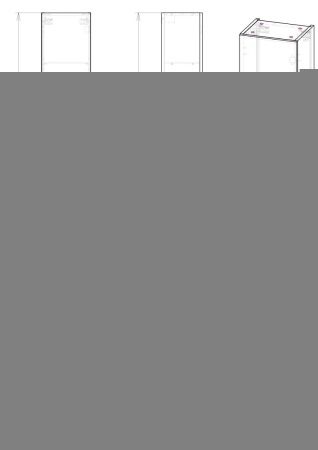 Шкаф-пенал Grossman Кросс 303006 30х120 подвесной цвет серый