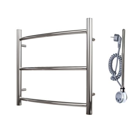 Полотенцесушитель электрический Point Афина PN04155E 55х50 хром