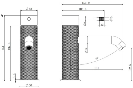 Смеситель Allen Brau Priority 5.31С01-00 на раковину хром