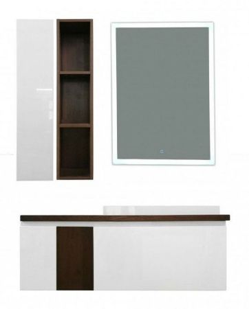 Тумба с раковиной Эстет Malibu ФР-00007127 140х50 подвесная цвет белый