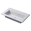 Раковина керамическая Uperwood Aurora RAurora60wg 60х40 полувстраиваемая цвет белый