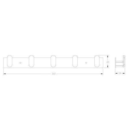 Крючок Fashun A2615-5-17